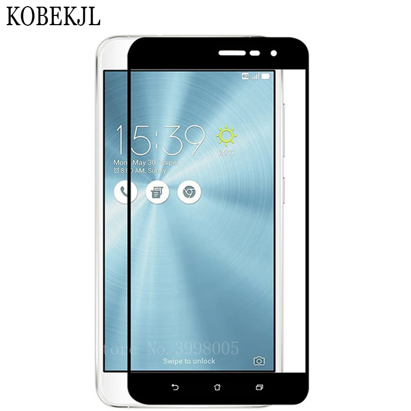 Защитное стекло для экрана Asus Zenfone 3 ZE552KL закаленное ZE ZE552 552KL Z012DA полное покрытие