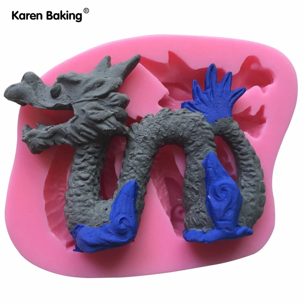 3 Pieces Silicone Fondant Mold Silicone Cartoon Mold