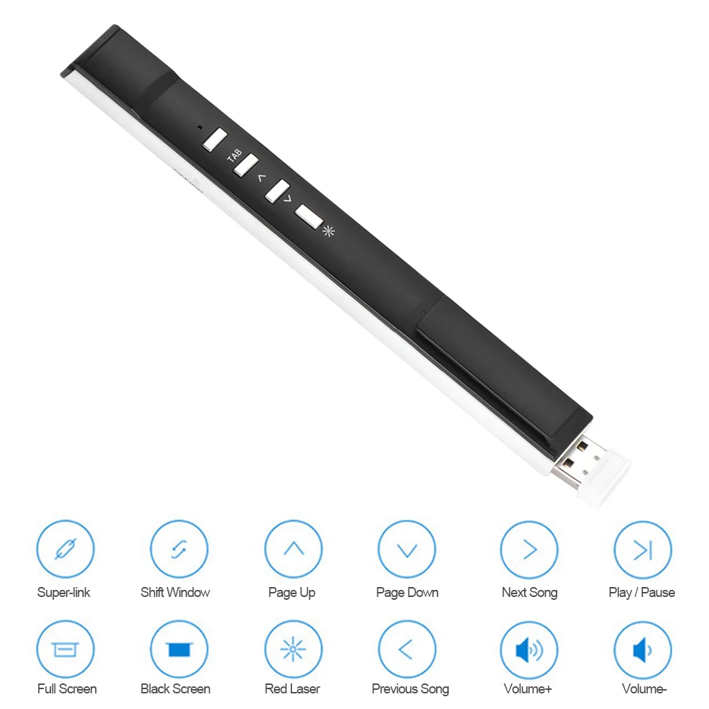 Беспроводная лазерная указка G7 RF 2 4 ГГц USB пульт дистанционного управления для