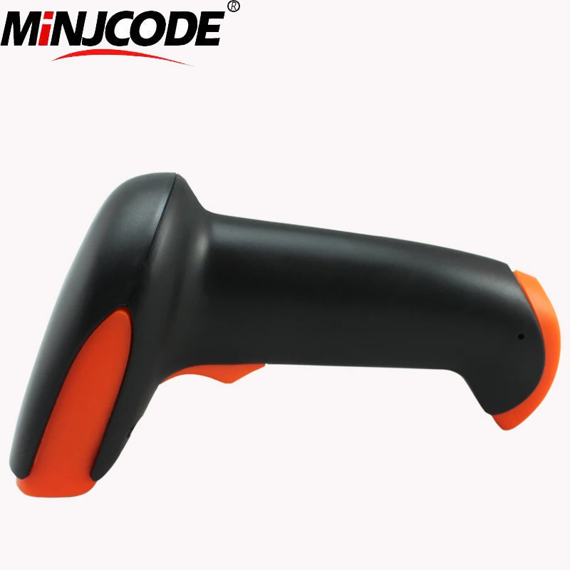 Высокоскоростной сканер штрих кодов MINJCODE 300/сек Ручной 1d CCD Ce/FCC/RoHS считыватель