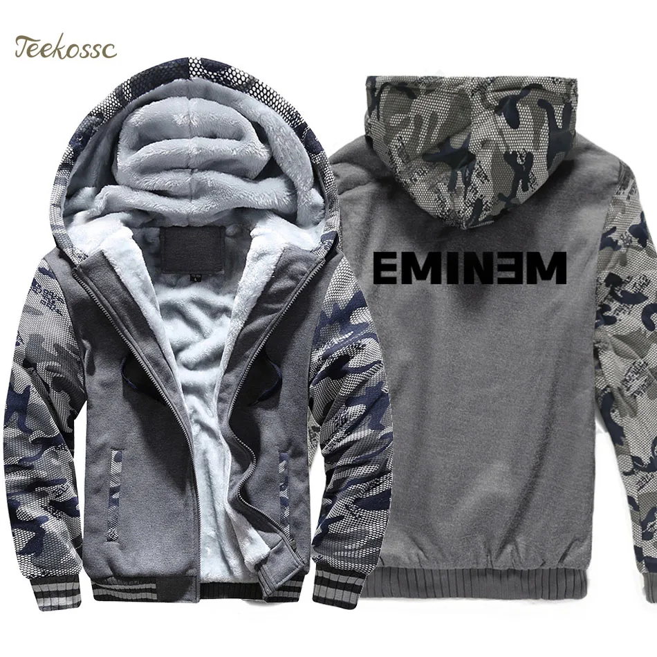 Sitcoms Eminem Толстовка для первой помощи мужская толстовка с капюшоном пальто Зимняя Толстая Флисовая теплая камуфляжная куртка брендовая уличная одежда