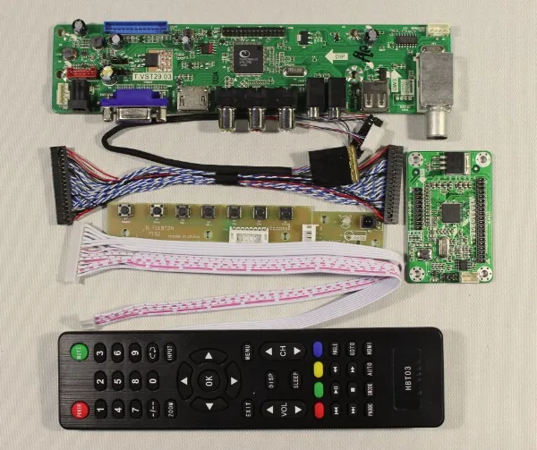 

TV/PC/HDMI/CVBS/RF/USB LCD control board for 15.6" B156HAN01.2 1920*1080 IPS (without LCD)