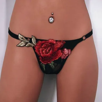 

Lace panties for Women Appliques Briefs Panties Thongs Lingerie Underwear Knickers Intimates side leakage underpants underwear