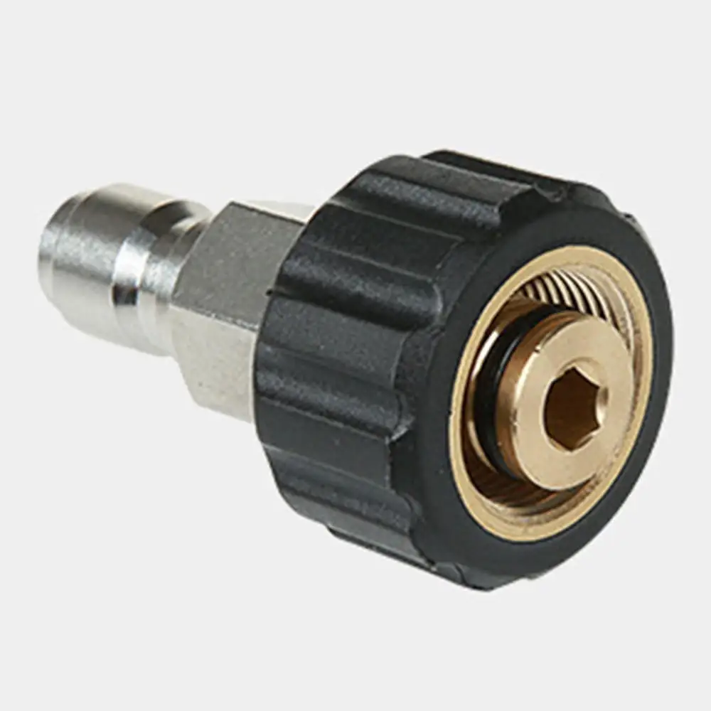 Connecteur rapide femelle M22//14 à 1//4 adaptateur mâle pour nettoyeur haute pression Connect