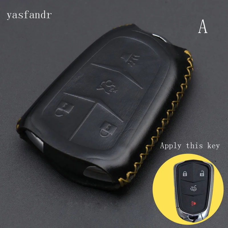 

car key cover High Quality For Cadillac CTS XTS ATS ATS-L XLS SRX Case Protective shell Bag Styling 4 Button