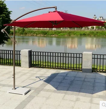 

Outdoor patio umbrella banana folding advertising booth circle 3 meters