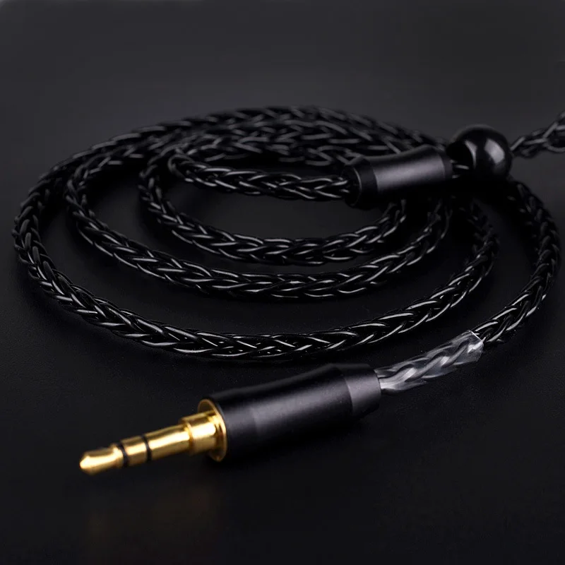 2.5/3.5/4.4mm Silver Plated Earphone Upgrade Wire Headphone MMCX Cable SE425 SE535 IE80 IE8I IM 2Pin 0.78mm A2DC Cable