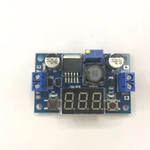 Step понижающий модуль LM2596 DC/DC 4,0~ 40 V до 1,25-37 V Регулируемый регулятор напряжения с светодиодный вольтметр