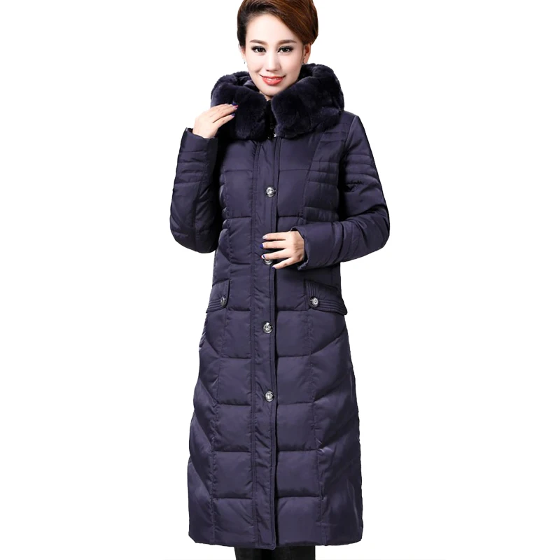 0 : Buy Down Parkas 2016 Women Long Coat Parkas Winter Jacket Women Plus Size Down ...