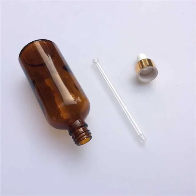 100ml Glass Dropper Bottles with Pipette Cap Empty Amber Esssentail Oil Bottles Liquid Vials Jars 10pcs2