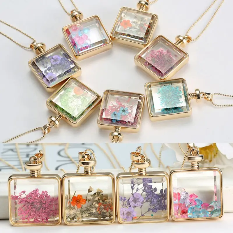 

10Pcs Pressed Flower Blank Frame Pendant Hollow Open Bezel Charms Jewelry Making