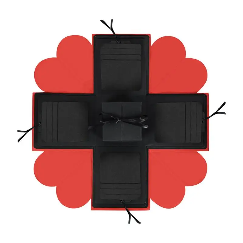 Взрыва Коробка Набор для создания фотоальбома ручной работы Романтический бойфренд подруги Сюрприз подарок на день рождения, свадьбу Подарочный фотоальбом - Цвет: 4
