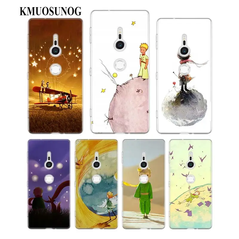 

Transparent Soft Silicone Phone Case The Little Prince for Sony Xperia E5 XA1 XA2 M5 Z5 XZ1 XZ2 Compact