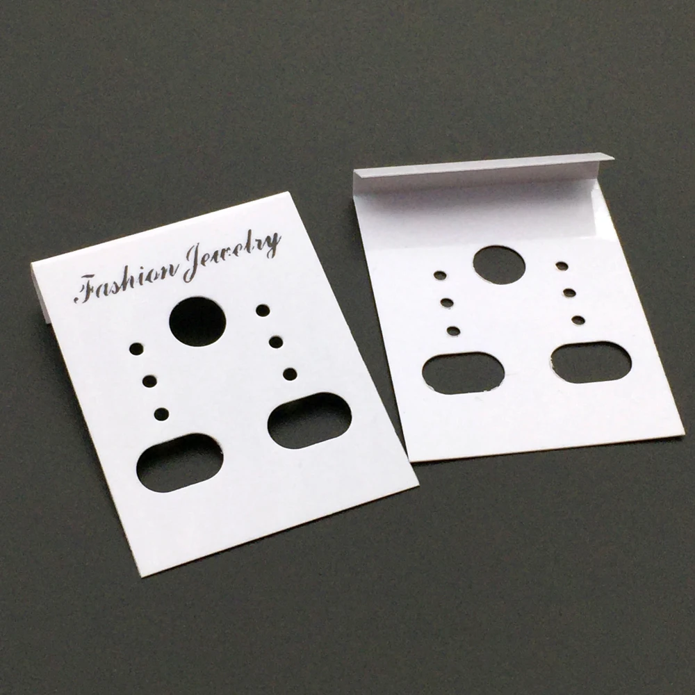 Plastic Card Earring Display Cards  Velvet Card Earring Display Cards -  200pcs Black - Aliexpress