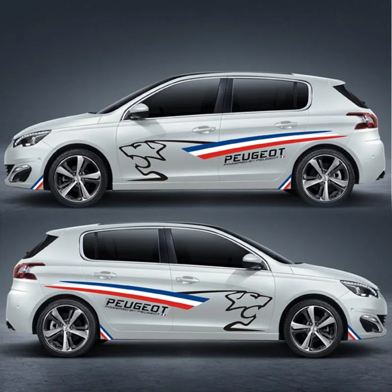 Стайлинг автомобиля TAIYAO стикер для спортивного автомобильные аксессуары PEUGEOT 308S