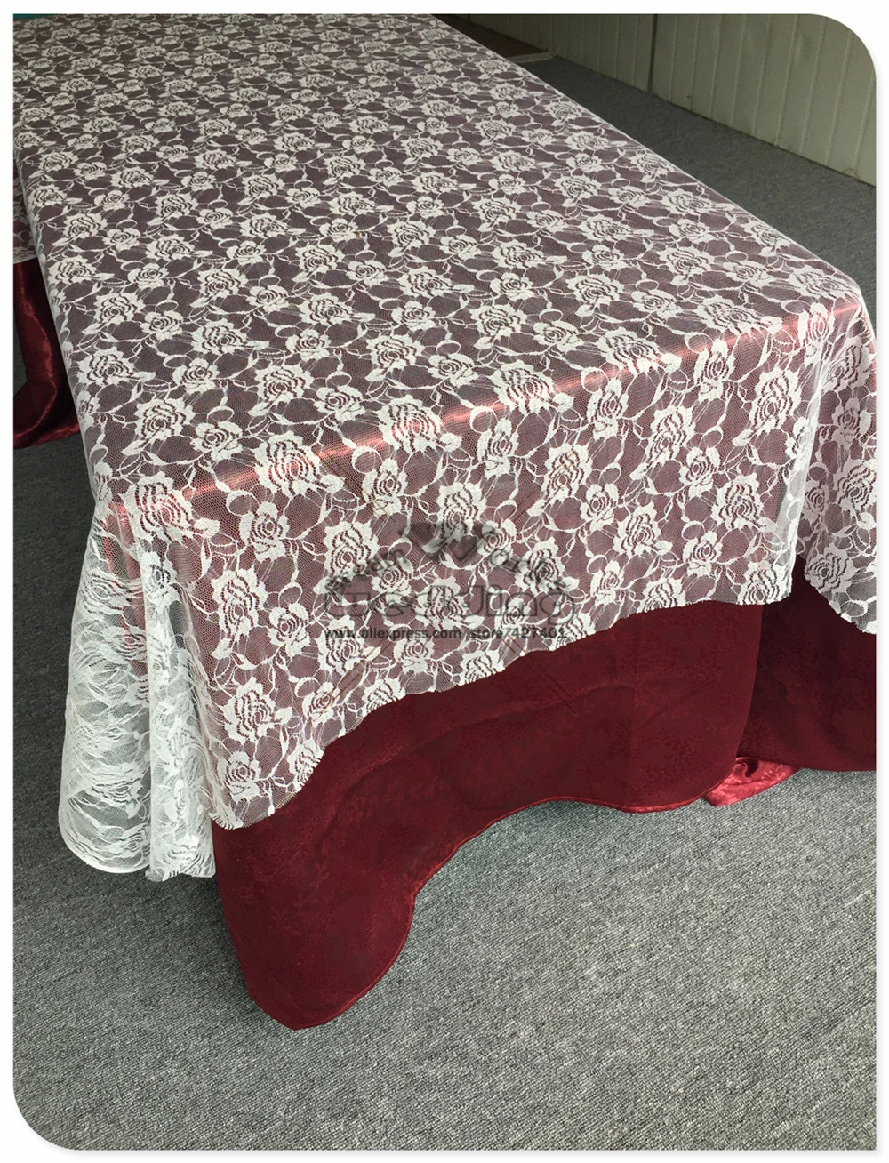 2017 NEW White Lace Table Cloth Rectangular Tablecloths For Wedding