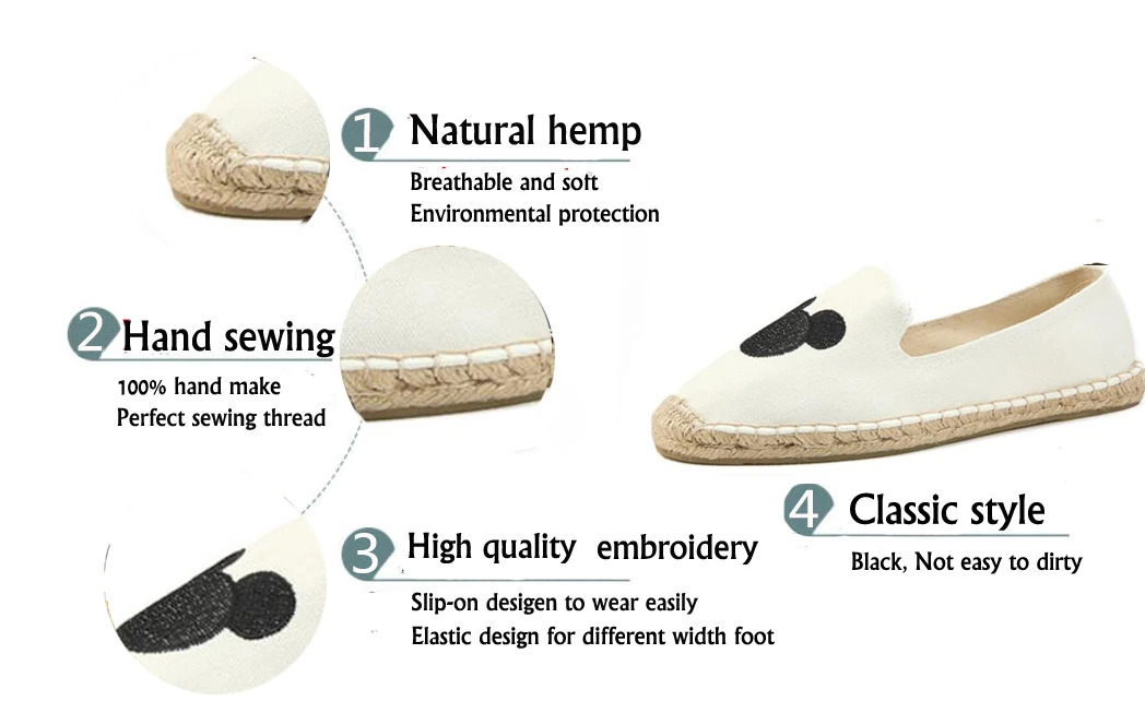 Minmclas/Летние эспадрильи с вышивкой; удобные женские повседневные эспадрильи; дышащая льняная парусиновая обувь для девочек