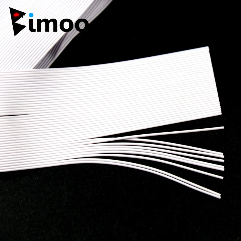 Bimoo 4 шт./пакет 15 см микро белая резиновая веревка для рыбалки завязывание мушек