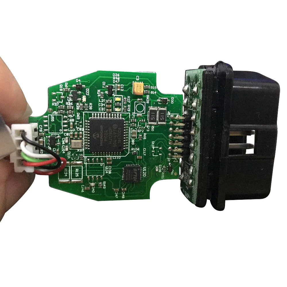 ELS27 FORScan Green PCB PIC24HJ128GP + FTDI Mircochip Многоязычная работа ELM327 и J2534 Pss Thru для FORD/Mazda|els27 forscan|