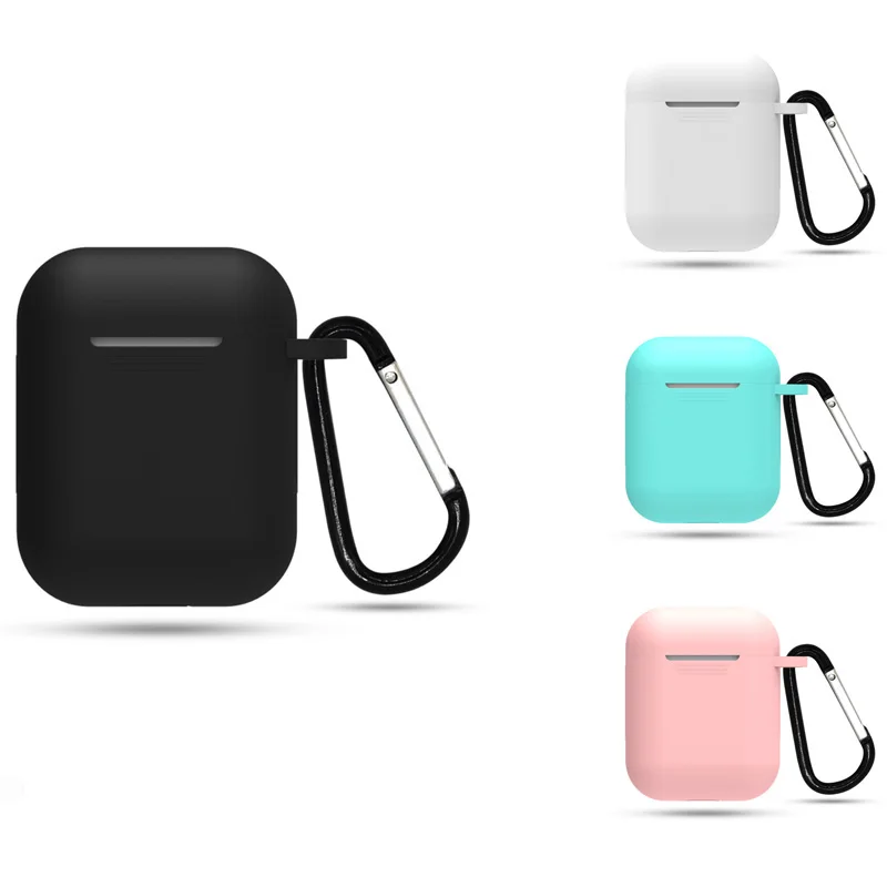 

TPU Silicon Bluetooth Wireless Earphone Cases For AirPods Cover Coque Housing For Apple Air Pods Headphone Box Shell Accessories