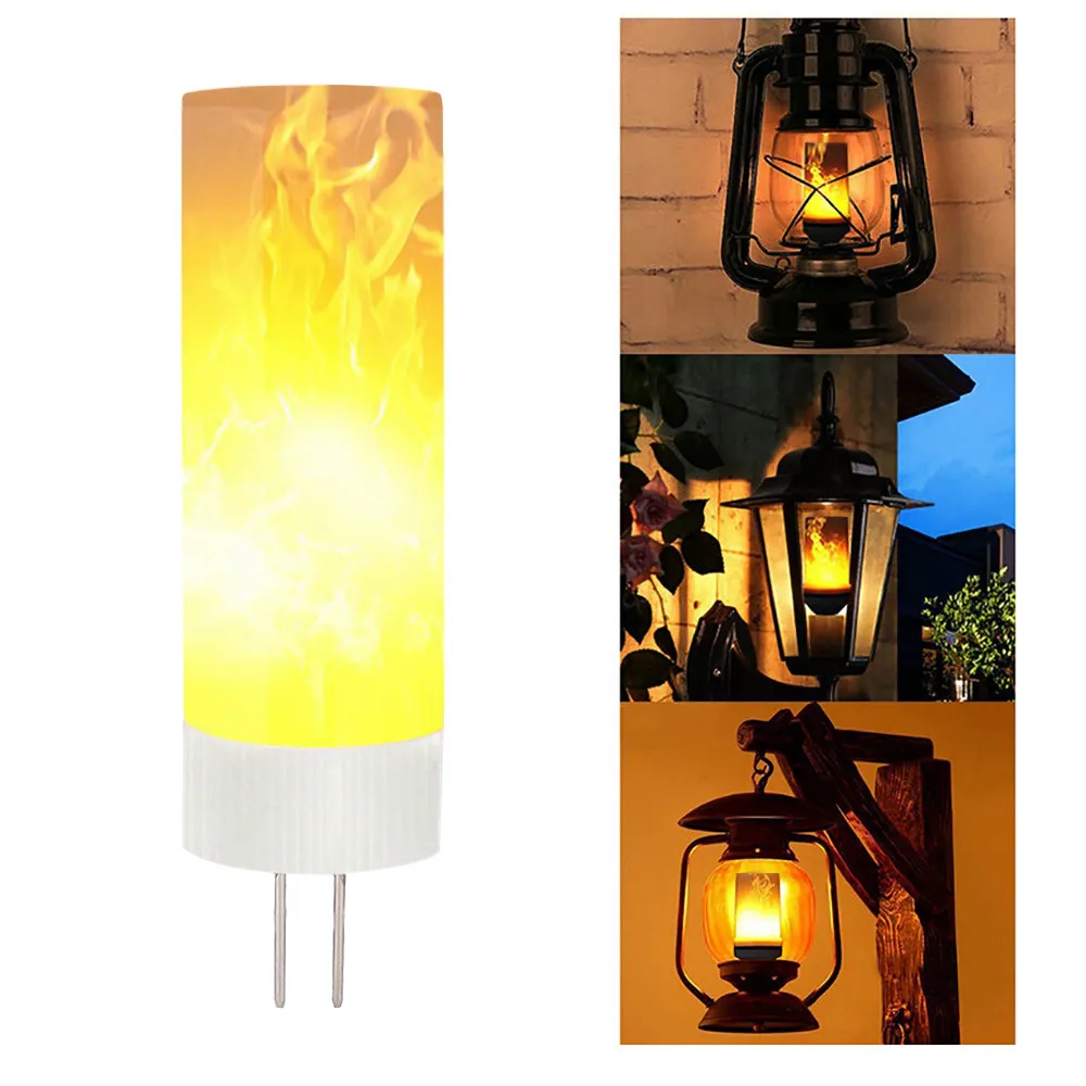 

New Flame Effect LED Bulb Flickering Fire LED Wall Light Lamp For Party Garden Yard Christmas Decor Lights Flamme Ampoule#15