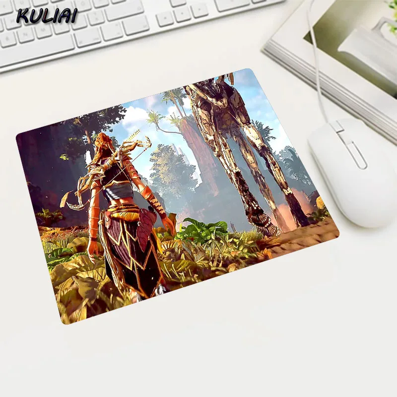 Коврик для мыши маленького размера XGZ с изображением картины Horizon Zero Dawn|Коврики