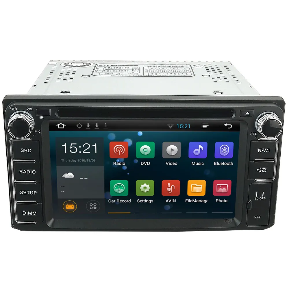 Witson Android 5.1 System Car GPS DVD Player Head Unit Sat Nav for