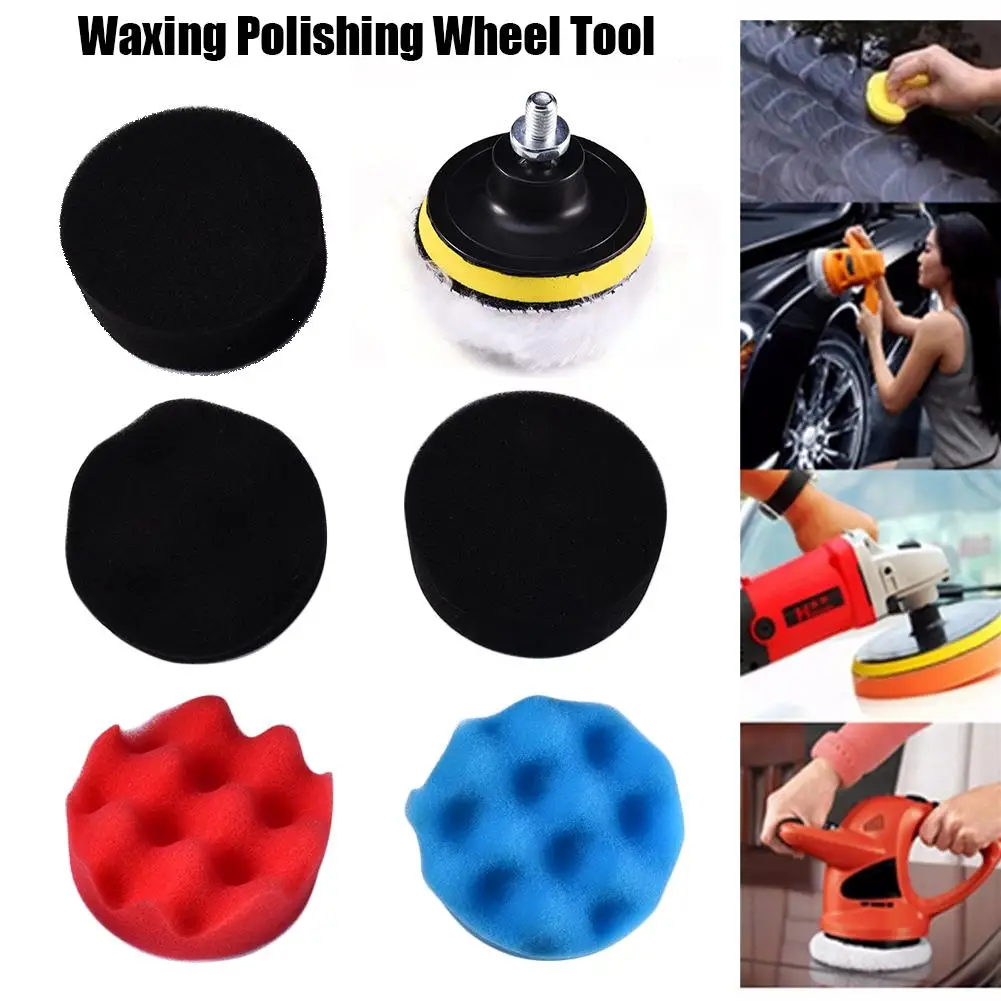 7pcs 8CM Polishing Buffing Pad Kit for Auto Car Polishing Wheel Kit