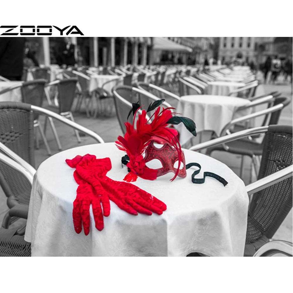 ZOOYA New 5d Diamond Embroidery Kits Cross-Stitch Mask Table Home Decor Painting Mosaic DIY Pcitures Needlework R975 | Дом и сад