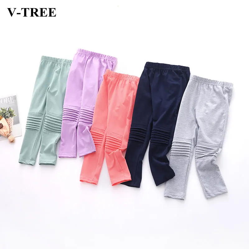 

2019 Girls Leggings Spring Autumn Children's Pants Cotton Pants For Kids Candy Color Girl Trousers Baby Jogger Clothing