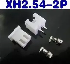 

100sets/Lot 2 Pin Connector Leads Header 2.54mm XH-2P Kit Housing Pin header Terminal Free Shipping #XH02Z