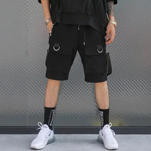 Апрель Момо для мужчин лето по колено бедра короткие шорты мотобрюки уличная мужской повседневное модные Свободные Стильная Спортивная одежда шорты для женщи
