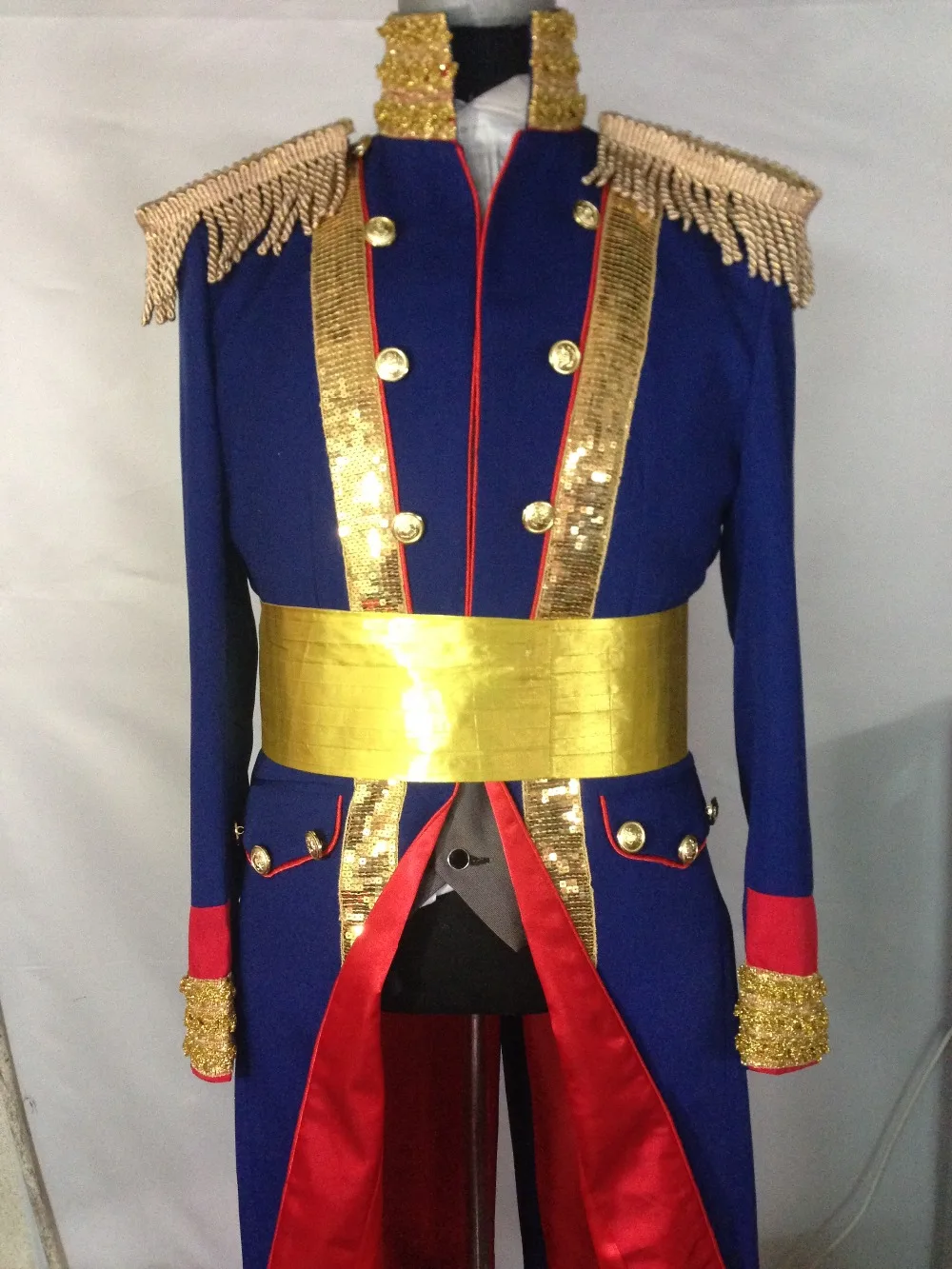 100% real navy sequined swallowtail magician jacket/party/stage performance/this is only jacket/can customs making 100% real navy sequined swallowtail magician jacket/party/stage performance/this is only jacket/can customs making