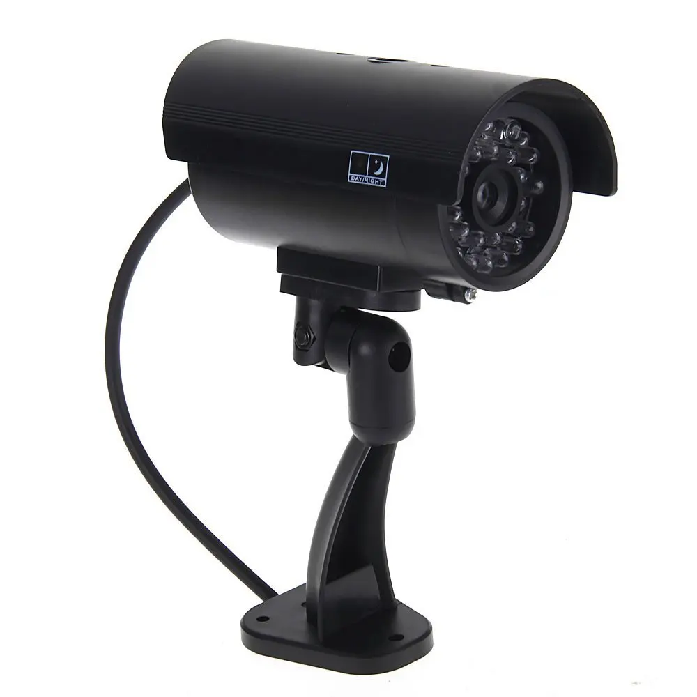 MOOL Pretending Counterfeit CCTV Camera Cam Imitation Red LED Waterproof Indoor Outdoor Home Security