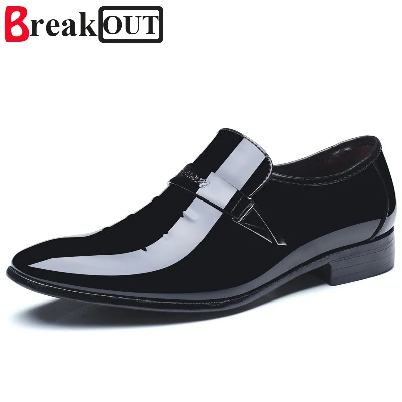 Break Out Spring Autumn Men Formal Wedding Shoes Luxury Men Business