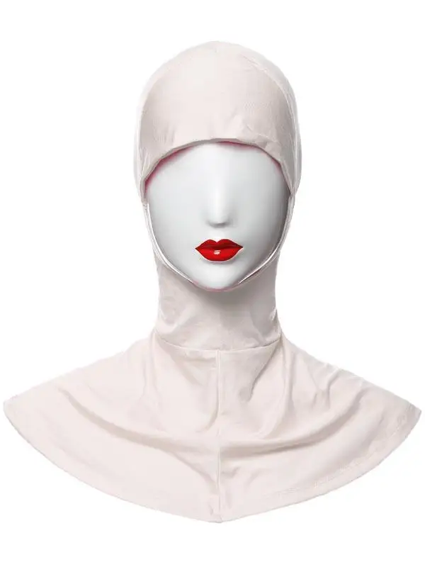 Bone Bonnet мусульманский хиджаб для женщин под шарф Кепка для шеи крышка для внутренней головы одежда мода Amira Niquabs головной платок Hijabs простой - Цвет: beige