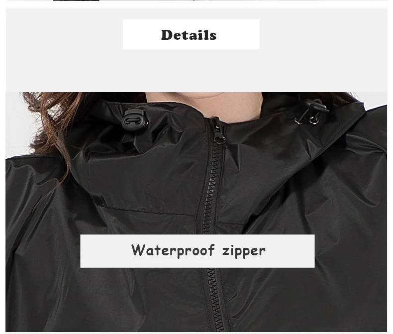 Yuding женский плащ-Тренч водонепроницаемый дождевик пончо \ накидки для пеших прогулок на велосипеде плащ для женщин \ lLadies \ взрослых \ девочек с капюшоном \ карманом