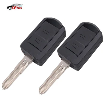 

KEYECU 2 PCS/Lot Remote Control Car Key 2 Button ID40 Chip For Vauxhall Opel Astra Vectra Zafira 433.92MHZ HU46 Blade