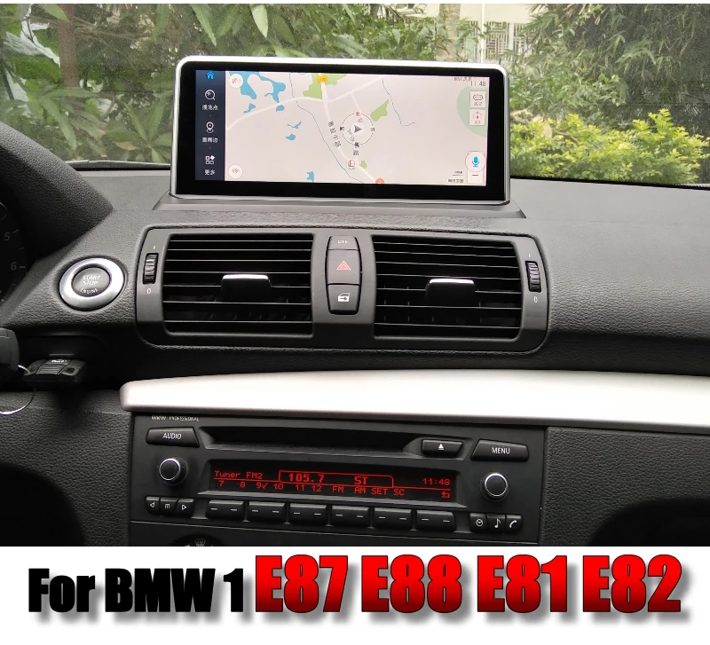 Excellent 10.25" Six core Android 8.1 Car GPS radio Navigation for BMW 1 series E87 E88 E81 E82 2004~2013 with 4G/Wifi DVR OBD 1080P 7