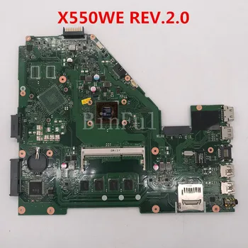 

For X550WE REV.2.0 With 4G RAM /E2-6110 4 for ASUS X550E X550WE X550EP F552E X552E X552EP laotop Motherboard 100% full Tested
