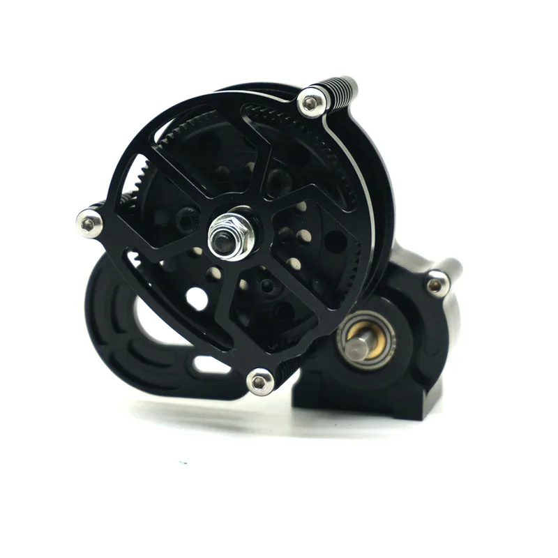 

1PC Black 1/10 RC Crawler SCX10 All Metal Transmission / Center Gearbox for 1/10 Axial SCX10 Gear Box Reverse Parts