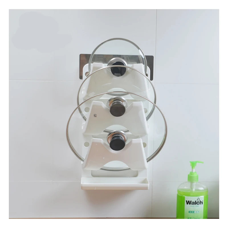 1 pcs Japanese three layer pot cover rack kitchen sink in Storage Holders & Racks from Home