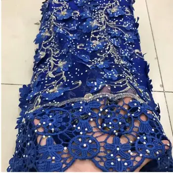 

French Net Lace Fabric 2018 Latest African Lace Fabric With Embroidery Mesh Tulle Lace Fabric High quality Nigerian Lace