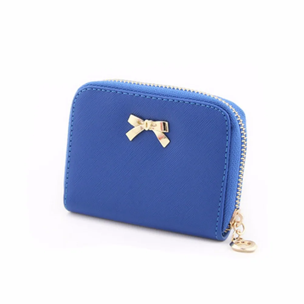 Buy Korean Style Woman's Purse Women Bowknot Zipper