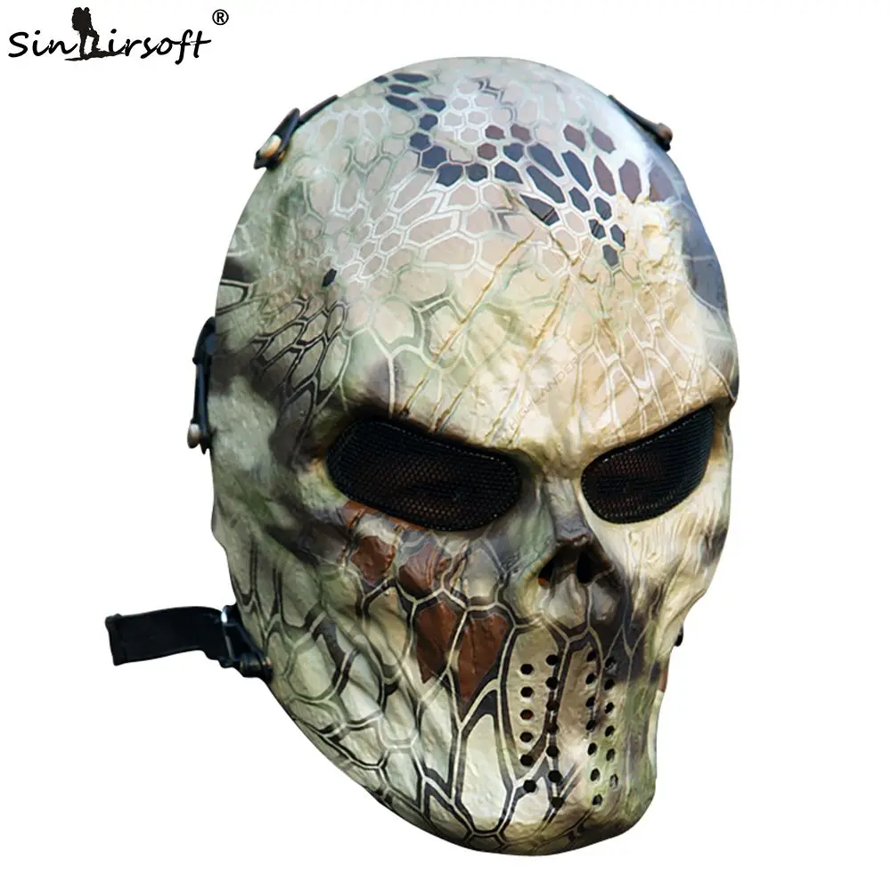 

SINAIRSOFT Typhoon Camouflage Hunting Masks Ghost Tactical Outdoor Military CS Wargame Paintball Airsoft Skull Full Face Mask