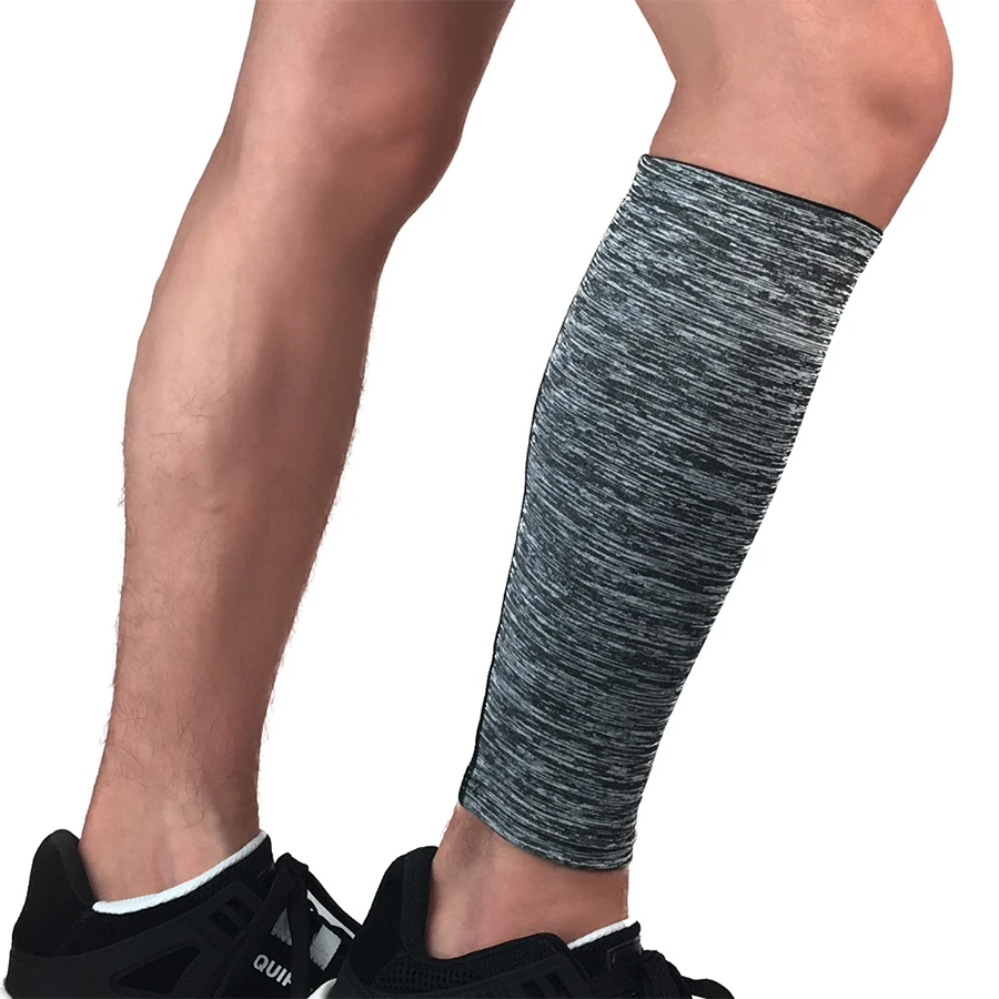 

1PCS Running Sport Legwarmers Men Women Knee Set Compression Sleeve Leg Muscle Protection Leg Warmers Gray Sports Safety