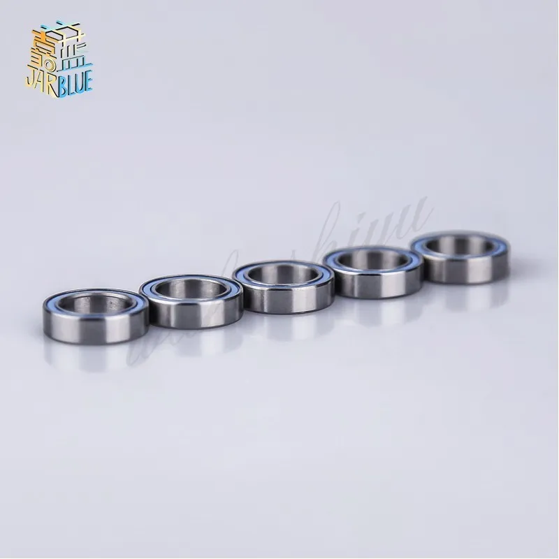 Free shipping 50PCS 10x15x4 Blue Rubber Seals bearing 6700 2RS ABEC3 10x15x4mm Model bearing Motor bearing By JARBLUE