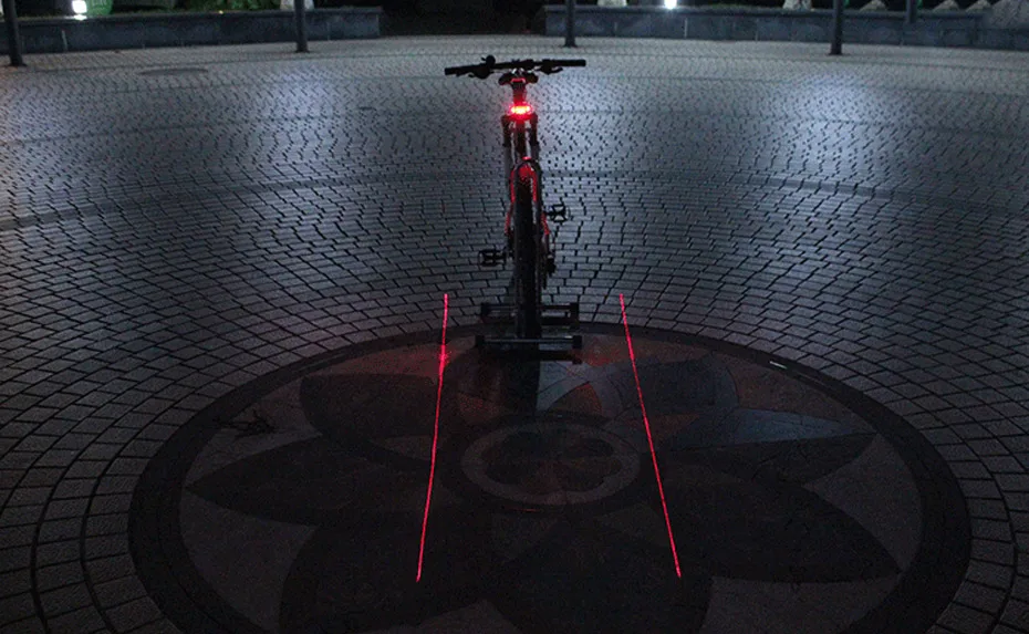 Clearance VICTGOAL LEB Bike Light LED Backlight Seatpost MTB Taillight 2 Laser Cycling Rear Lights Night Safety Warning Lamp Bicycle Light 29