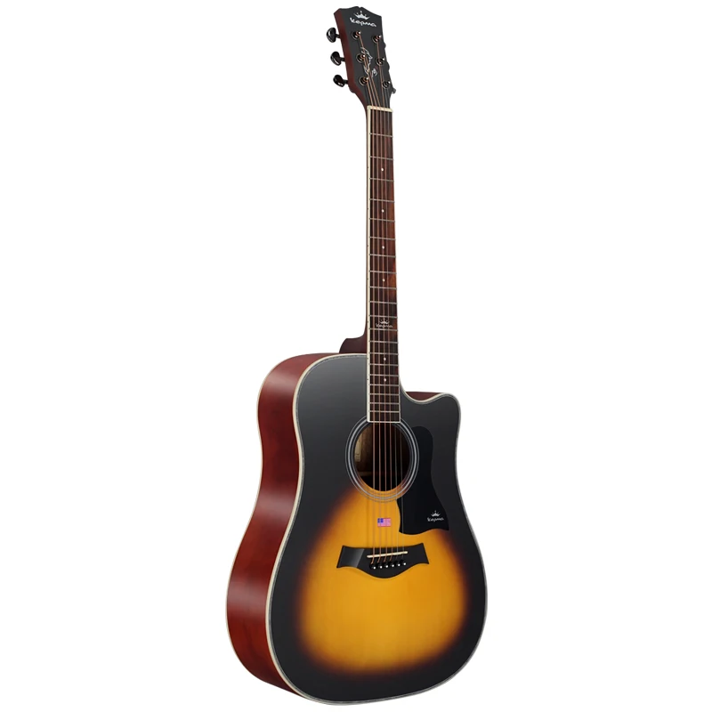 Kepma Telecaster Eletric Гитары Picea Asperata Топ Sapele сзади и по бокам акустической РА 41 дюймов