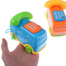 Автобус телефон развивающие, обучающие игрушки для детей подарок новые детские музыкальные игрушки мультфильм